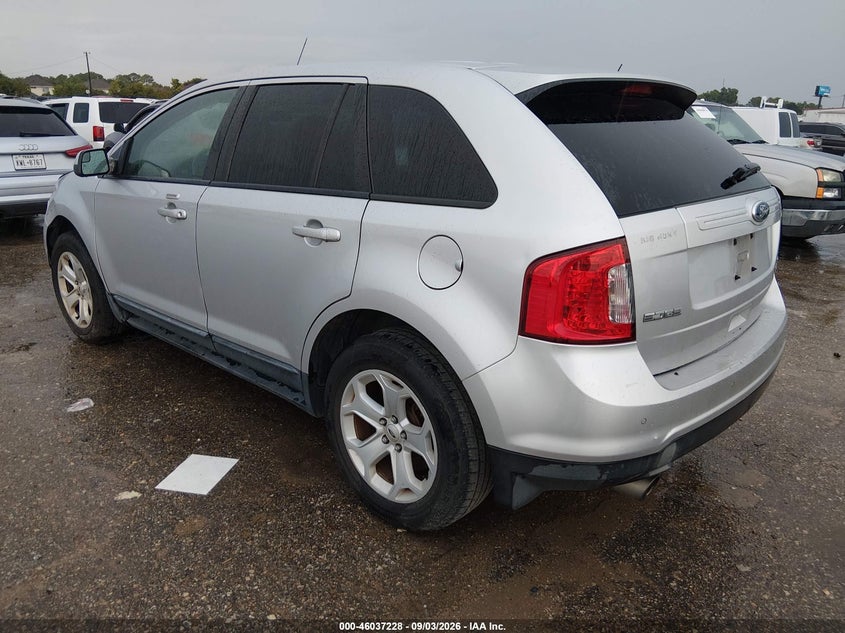 Vin: 2fmdk3j91dbb64495, lot: 46536647, ford edge sel 20133