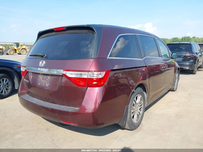 Vin: 5fnrl5h42cb117071, lot: 46536653, honda odyssey ex 20124