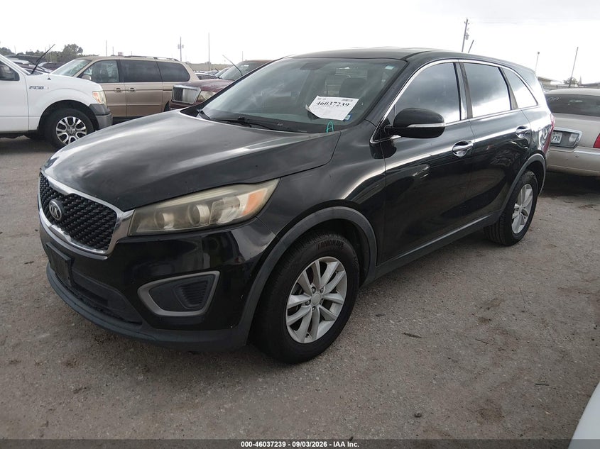 Vin: 5xypg4a32gg115780, lot: 46536658, kia sorento 2.4l l 20162