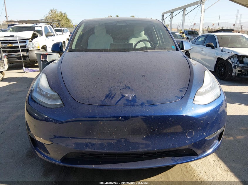 TESLA MODEL Y 2021 VIN 5YJYGDEE6MF212824