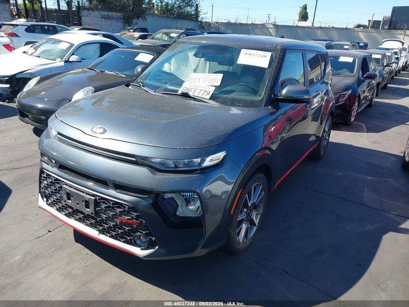 2020 Kia Soul Gt-Line, Right Side, IAAI, VIN KNDJ63AU9L7075183 — photo 2