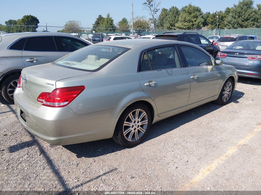 TOYOTA AVALON 2005 VIN 4T1BK36BX5U038747