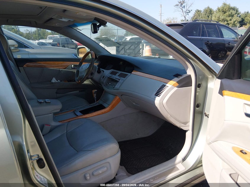 TOYOTA AVALON 2005 VIN 4T1BK36BX5U038747
