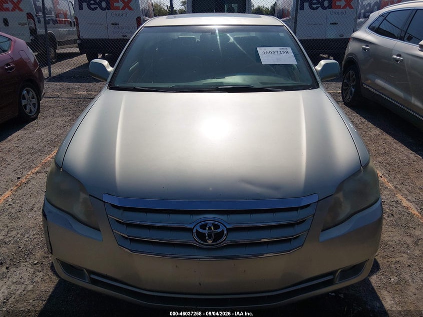 TOYOTA AVALON 2005 VIN 4T1BK36BX5U038747