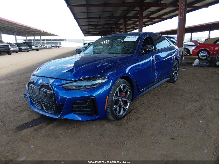 Vin: wby33aw07pfp83163, lot: 46536696, bmw i4 m50 20232