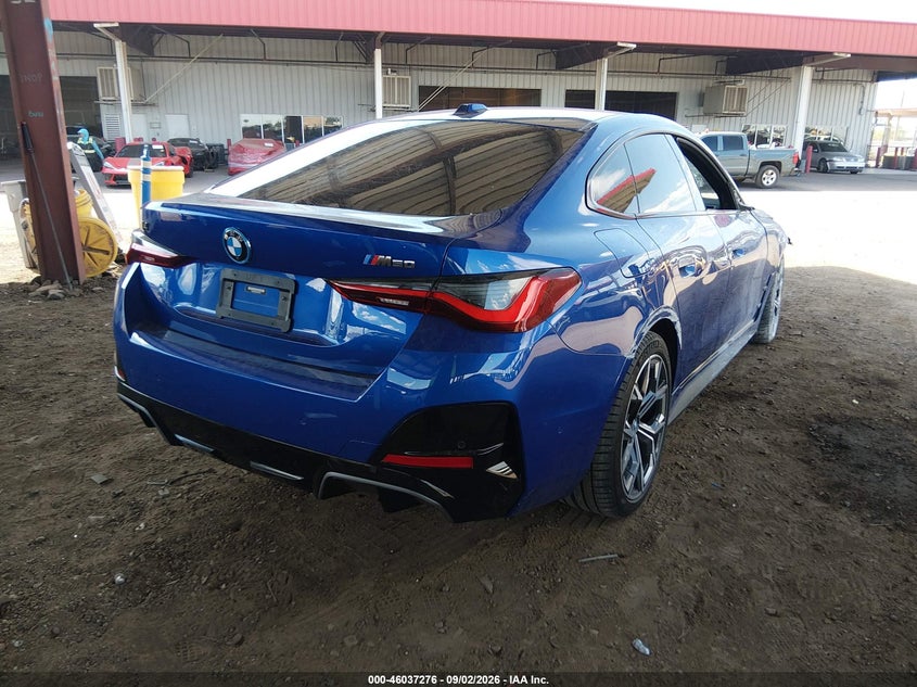 Vin: wby33aw07pfp83163, lot: 46536696, bmw i4 m50 20234