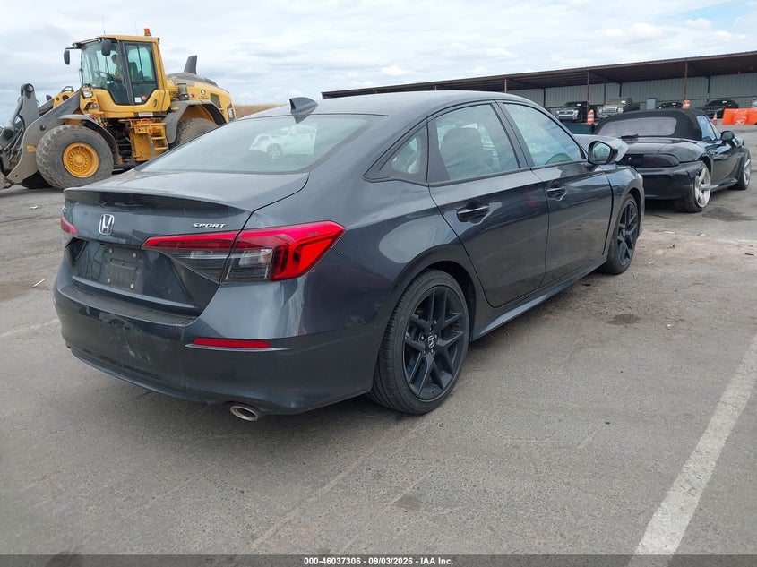 Vin: 2hgfe2f52rh526067, lot: 46536725, honda civic sport 20244