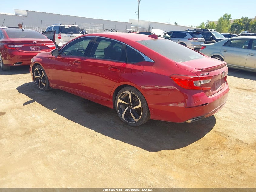 Vin: 1hgcv2f35ja045282, lot: 46536737, honda accord sport 2.0t 20183