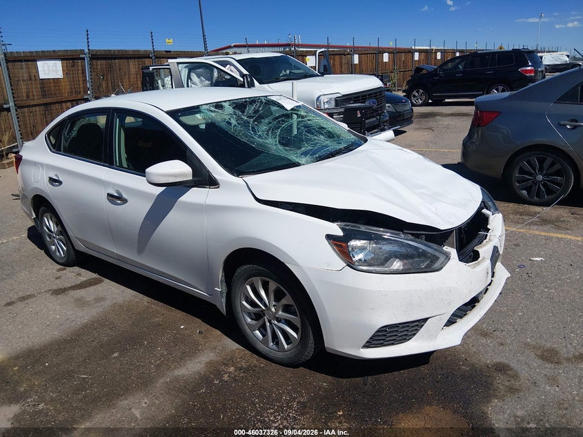 Vin: 3n1ab7ap6ky240085, lot: 46536746, nissan sentra sv 20191