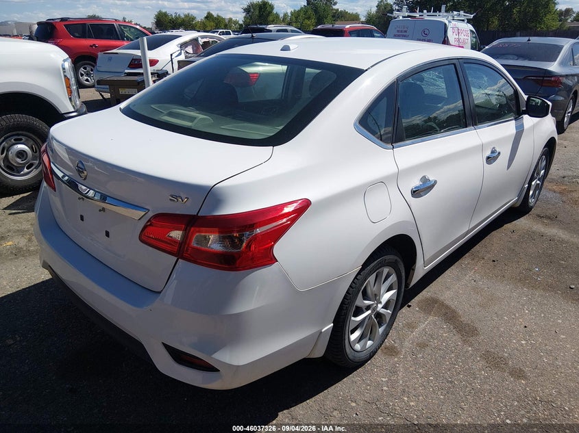 Vin: 3n1ab7ap6ky240085, lot: 46536746, nissan sentra sv 20194