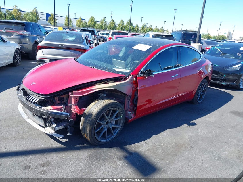 2020 Tesla Model 3, Left Side, IAAI, VIN 5YJ3E1EA4LF644466 — photo 2