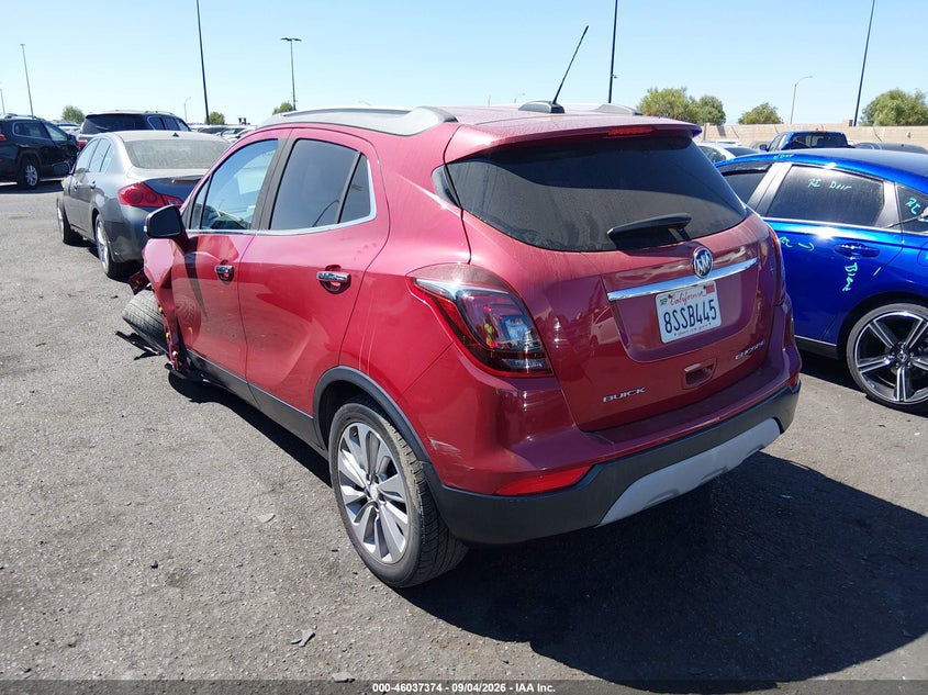 Vin: kl4cjasb0jb633595, lot: 46536793, buick encore preferred 20183
