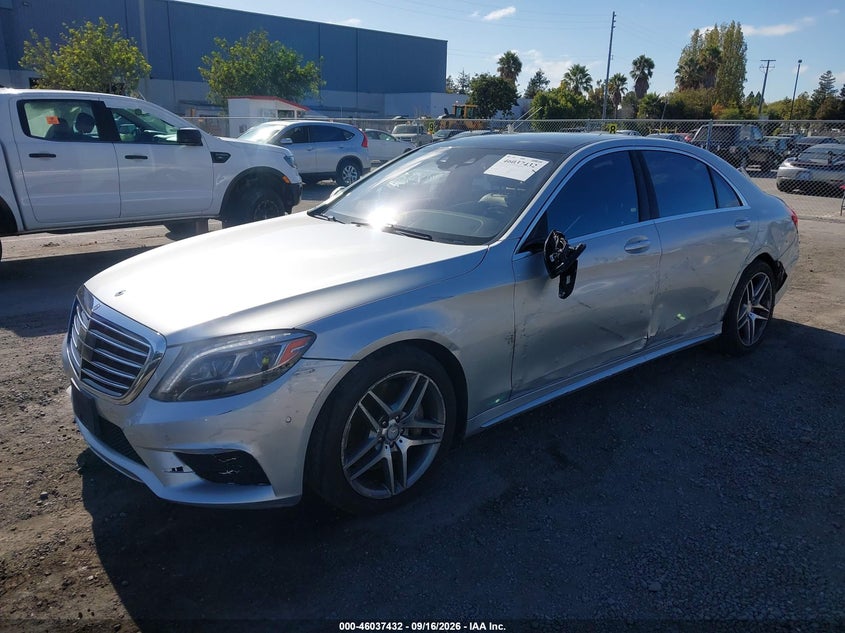 Vin: wddug8cb6ea008989, lot: 46536851, mercedes-benz s 550 20142