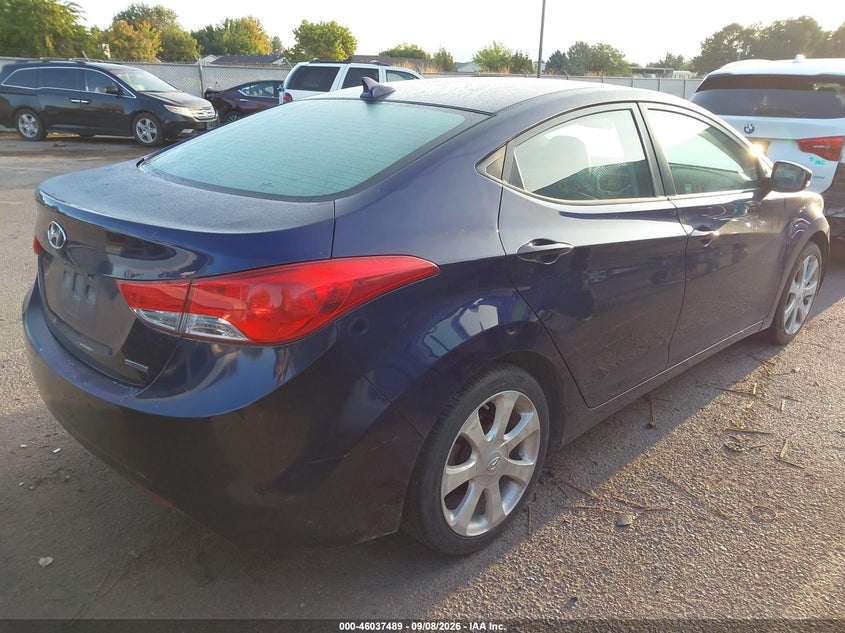 Vin: 5npdh4ae8bh049951, lot: 46536908, hyundai elantra limited 20114