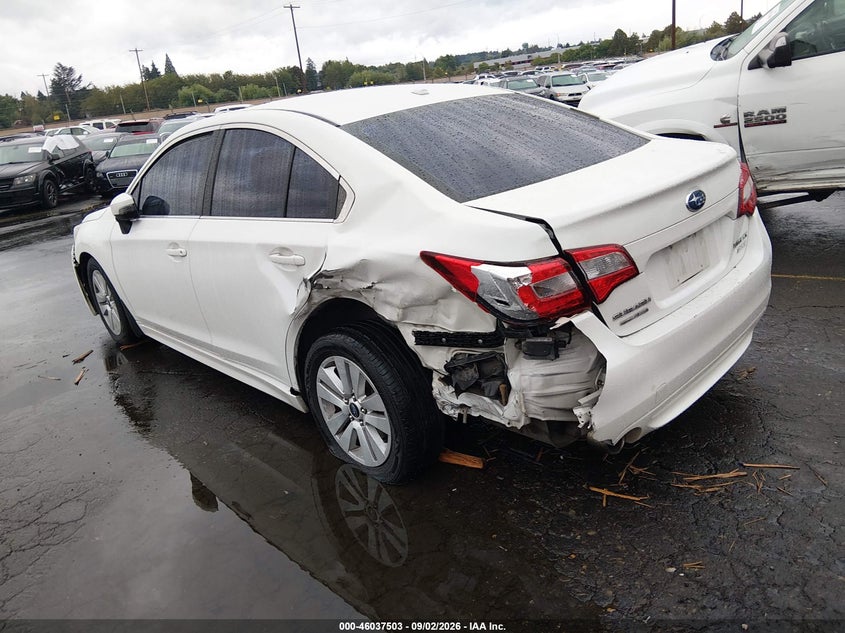 Vin: 4s3bnah67f3046215, lot: 46536922, subaru legacy 2.5i premium 20153