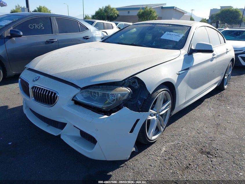 2014 BMW 6er, Left Front, IAAI, VIN WBA6A0C52ED317094 — photo 2