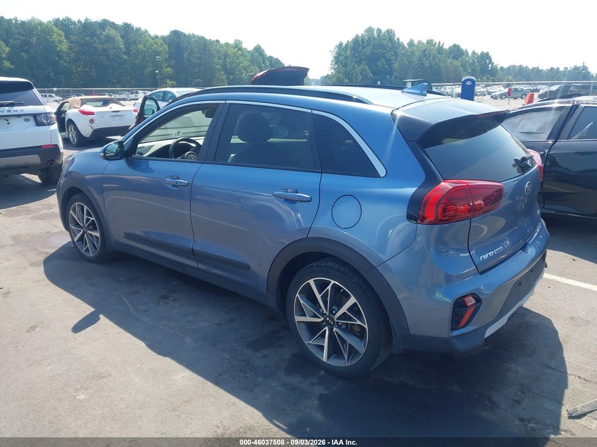Vin: kndcc3lc4l5444114, lot: 46536927, kia niro touring special edition 20203