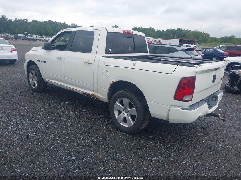 DODGE RAM 1500 2009 VIN 1D3HV13T29J515953