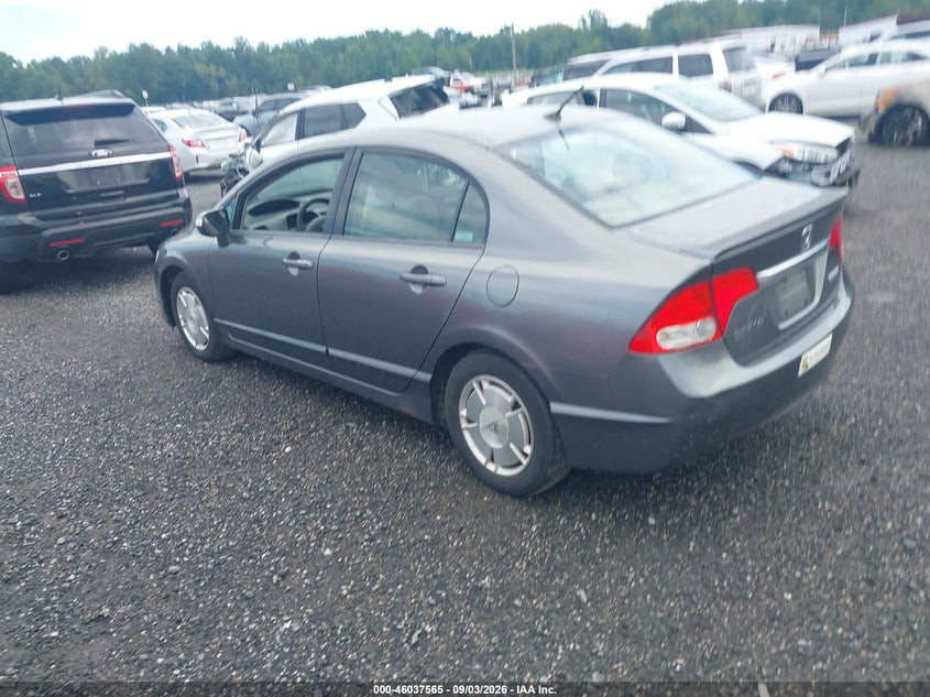 2009 HONDA CIVIC HYBRID auction photo 3