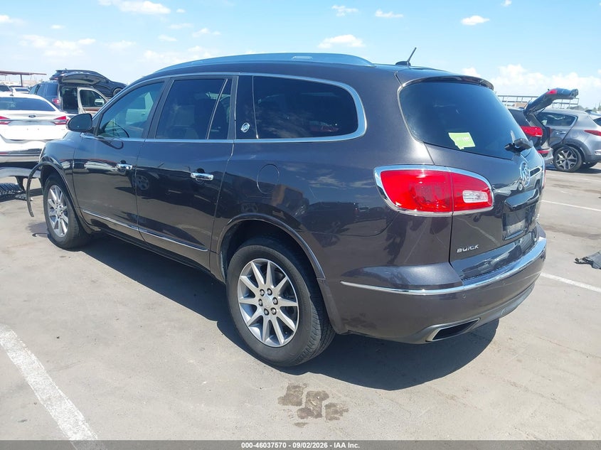 Vin: 5gakrbkd9ej147737, lot: 46536989, buick enclave leather 20143