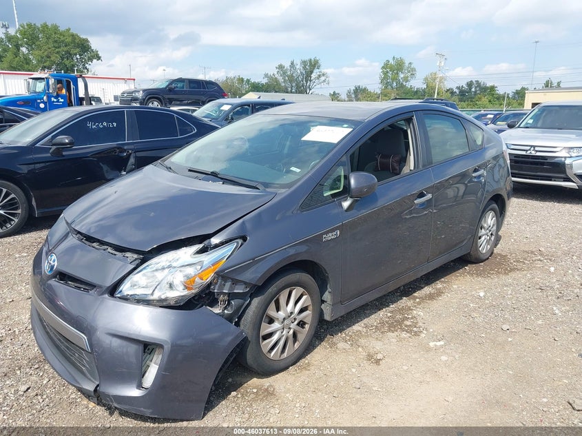 Vin: jtdkn3dp2d3045402, lot: 46537032, toyota prius plug-in 20132