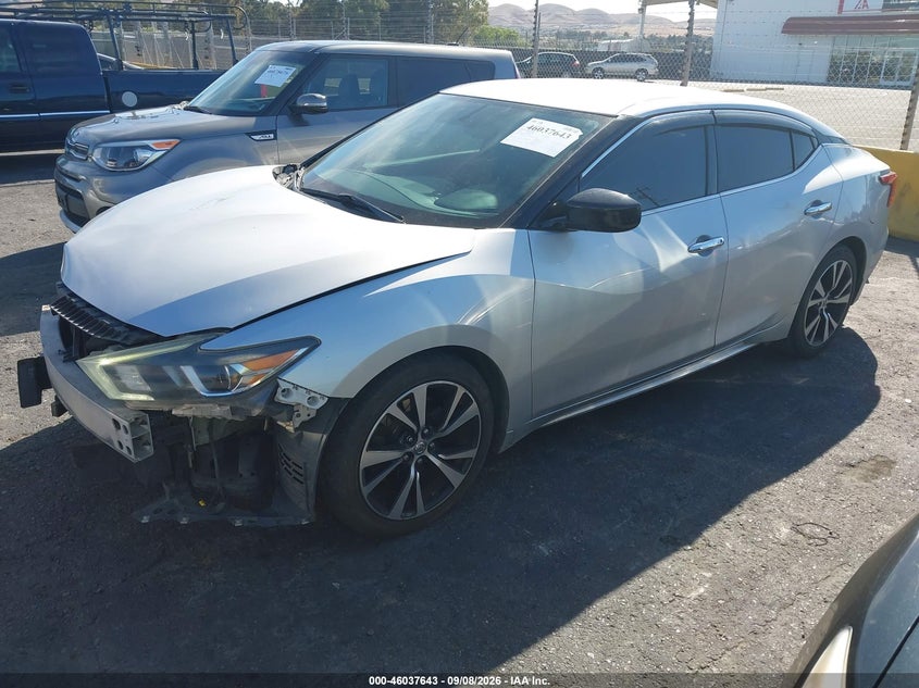 Vin: 1n4aa6ap7jc389502, lot: 46537062, nissan maxima 3.5 s 20182