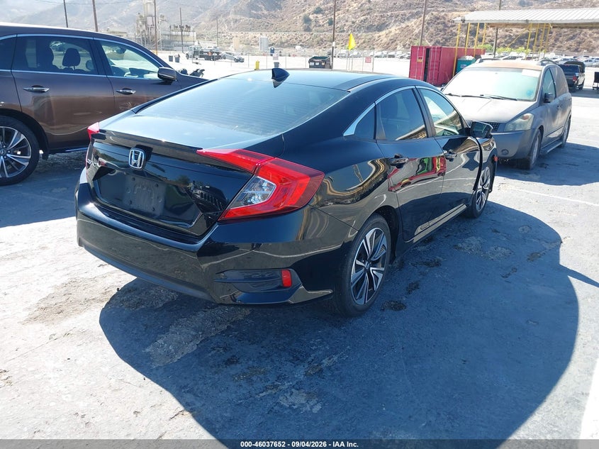 Vin: jhmfc1f79jx016488, lot: 46537071, honda civic ex-l 20184