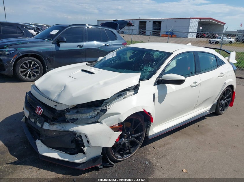 Vin: shhfk8g73ku204994, lot: 46537073, honda civic type r touring 20192
