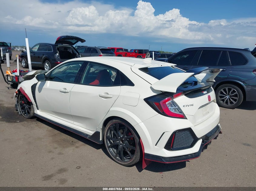 Vin: shhfk8g73ku204994, lot: 46537073, honda civic type r touring 20193