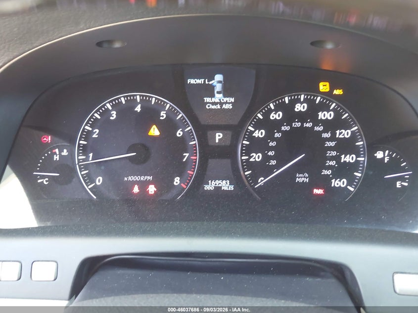 LEXUS LS 460 2007 VIN JTHBL46F775050523