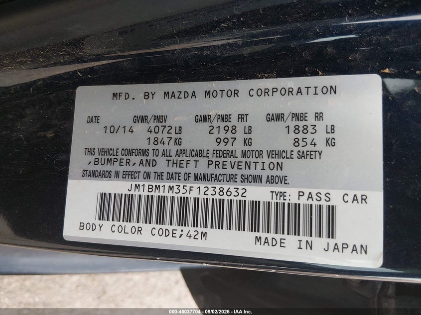 2015 MAZDA MAZDA3 S GRAND TOURING · Фото 9