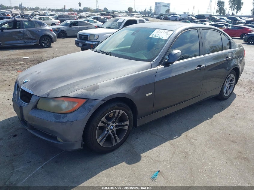 BMW 328I 2008 VIN WBAVC53578FZ88532