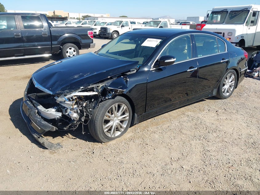 HYUNDAI GENESIS 2012 VIN KMHGC4DD6CU211934