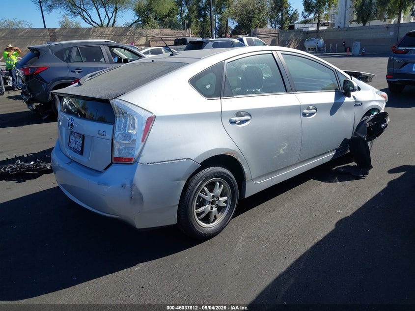 2011 TOYOTA PRIUS HATCHBACK 1.8L I-4 DOHC, VVT, REGULAR , 98HP