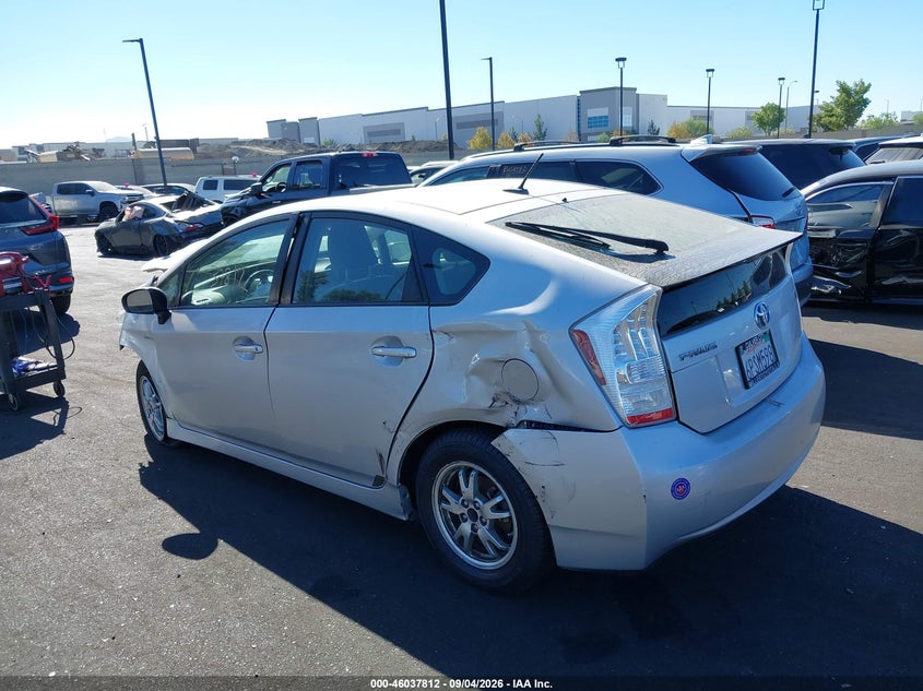 2011 TOYOTA PRIUS HATCHBACK 1.8L I-4 DOHC, VVT, REGULAR , 98HP