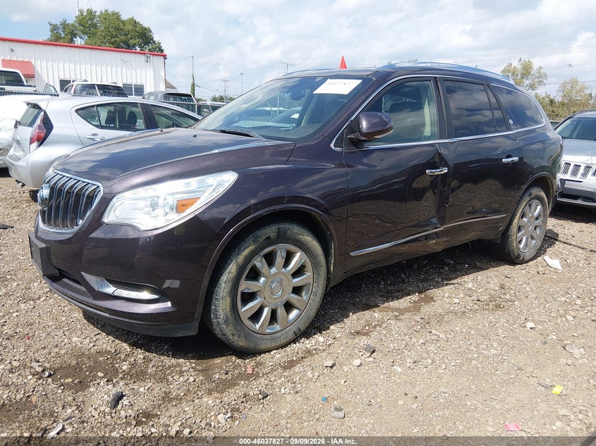 2015 Buick Enclave, Left Side, IAAI, VIN 5GAKVBKD4FJ144094 — photo 2