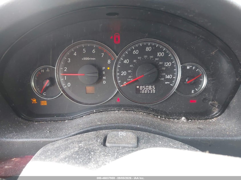 2009 SUBARU OUTBACK auction photo 7