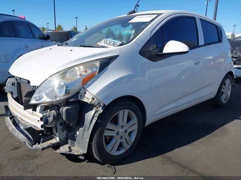 Vin: kl8cb6s94fc749261, lot: 46537409, chevrolet spark ls cvt 20152