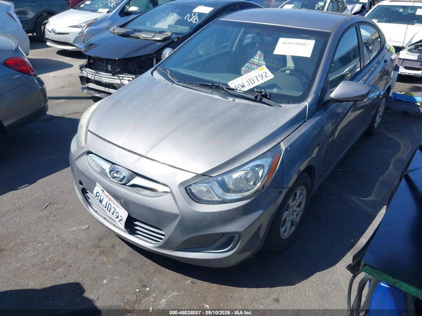 Vin: kmhct4ae9eu622503, lot: 46537426, hyundai accent gls 20142