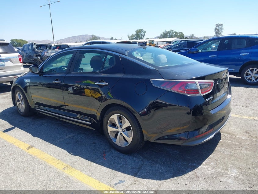 2016 KIA OPTIMA HYBRID auction photo 3