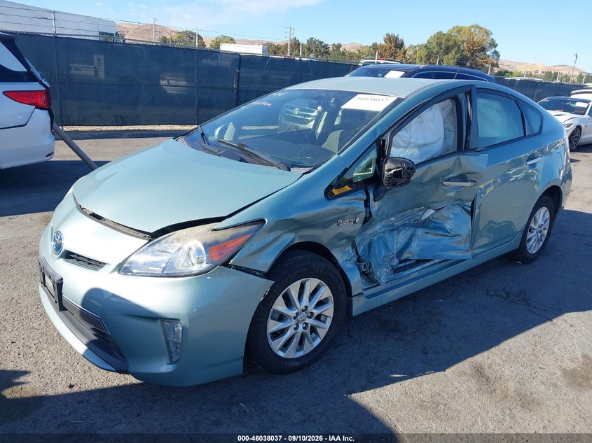 Vin: jtdkn3dp5f3073326, lot: 46537456, toyota prius plug-in 20152