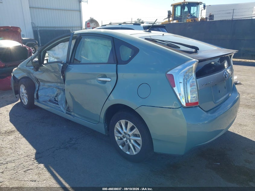 Vin: jtdkn3dp5f3073326, lot: 46537456, toyota prius plug-in 20153