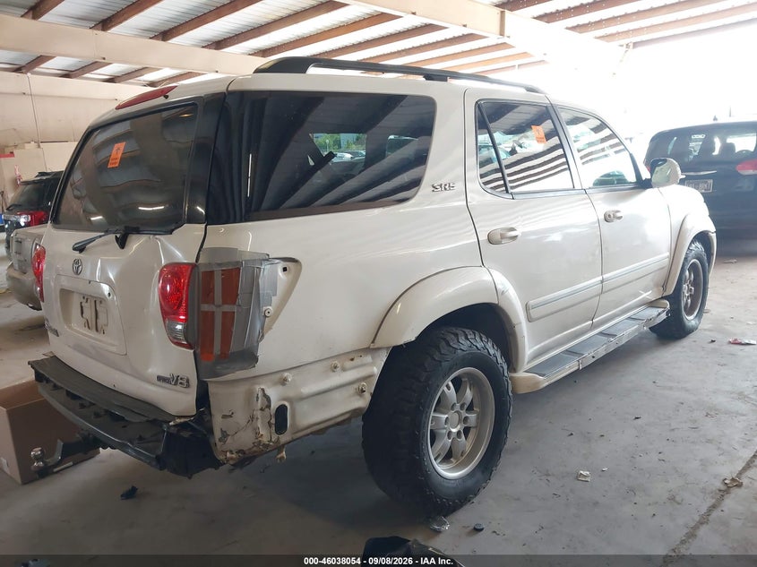 TOYOTA SEQUOIA 2007 VIN 5TDZT34A97S296159