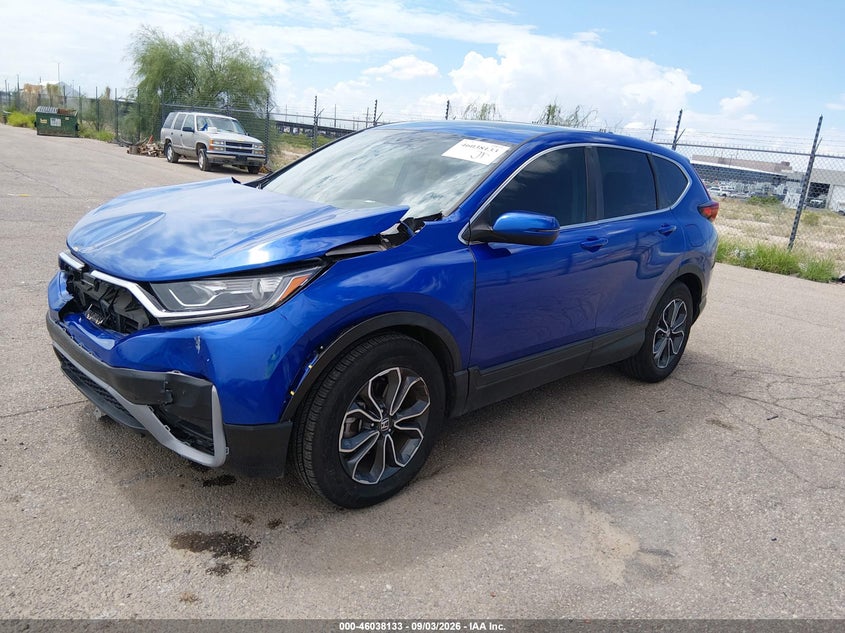 Vin: 7farw1h8xle015380, lot: 46537552, honda cr-v 2wd ex-l 20202