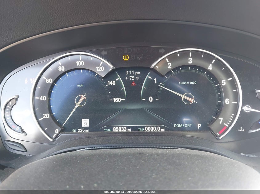 BMW 540I 2019 VIN WBAJE7C55KWW20670