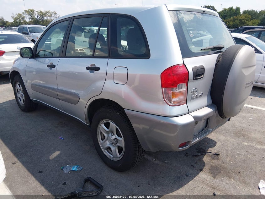 2003 TOYOTA RAV 4 SPORT UTILITY VEHICLE 2.0L I-4 DOHC, VVT, REGULAR , 148HP