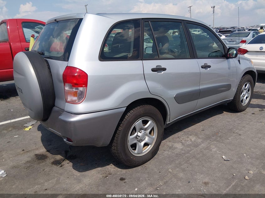 2003 TOYOTA RAV 4 SPORT UTILITY VEHICLE 2.0L I-4 DOHC, VVT, REGULAR , 148HP