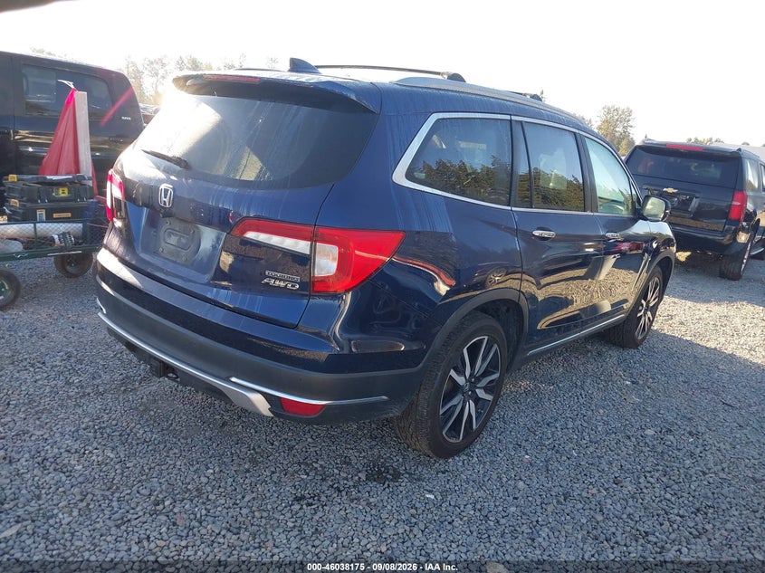 Vin: 5fnyf6h97kb068047, lot: 46537594, honda pilot touring 20194