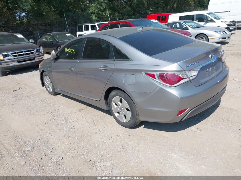 2012 HYUNDAI SONATA HYBRID auction photo 3