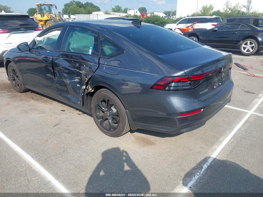 Vin: 1hgcy1f49sa084503, lot: 46537660, honda accord se 20253